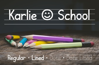 Karlie School Font for Creative Projects