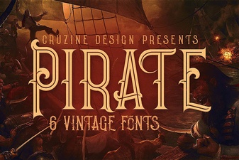 Pirate Fonts for Creative Design Projects