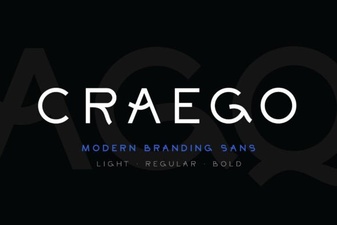 Craego Font: Modern Design for Creative Projects